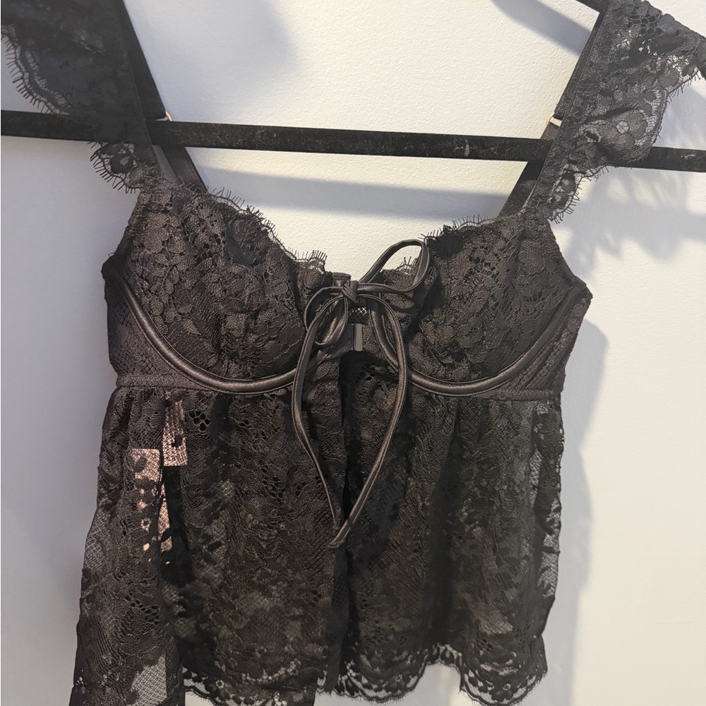 Black Lace Victoria’s Secret Top